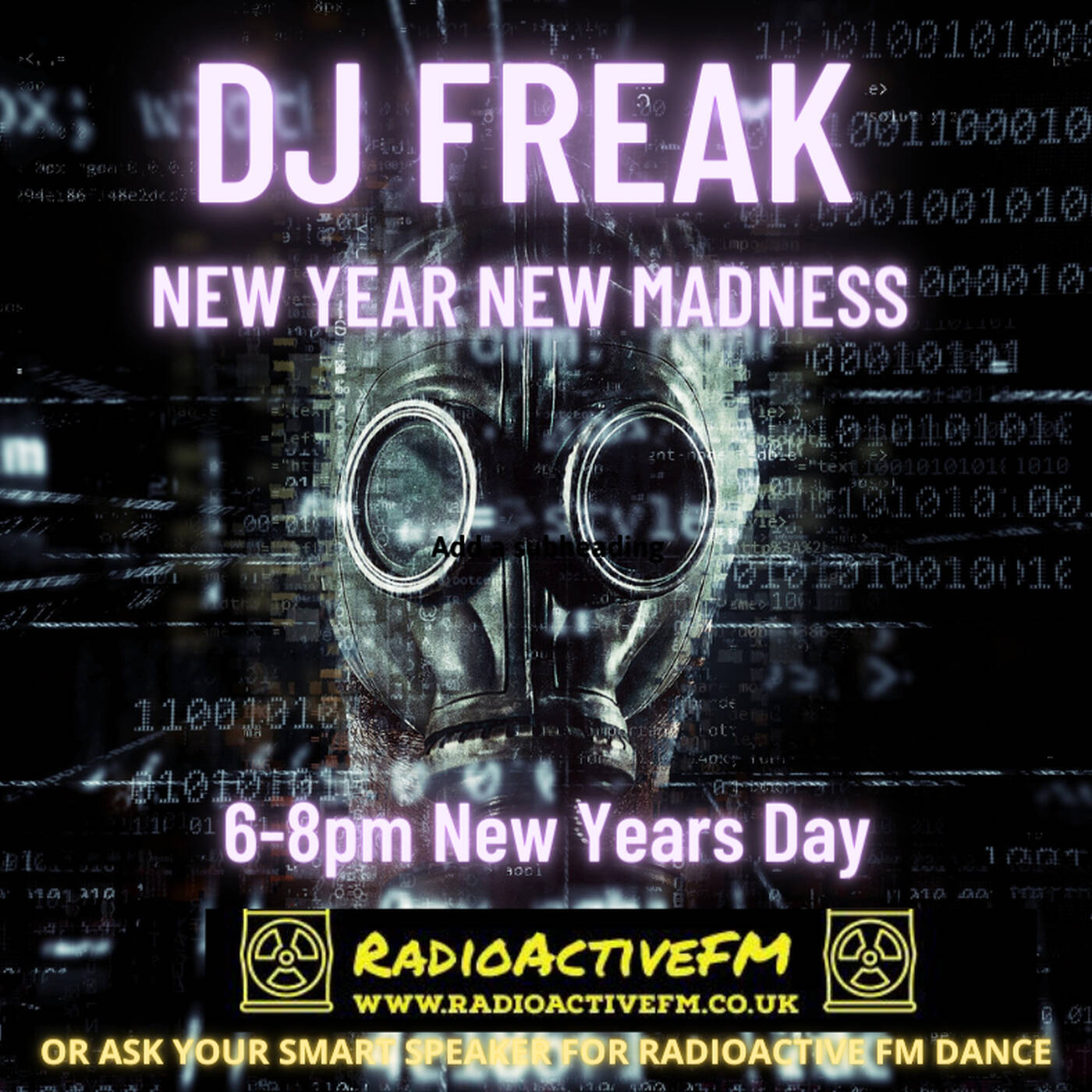 DJ Freak's New Years Day Madness episode artwork