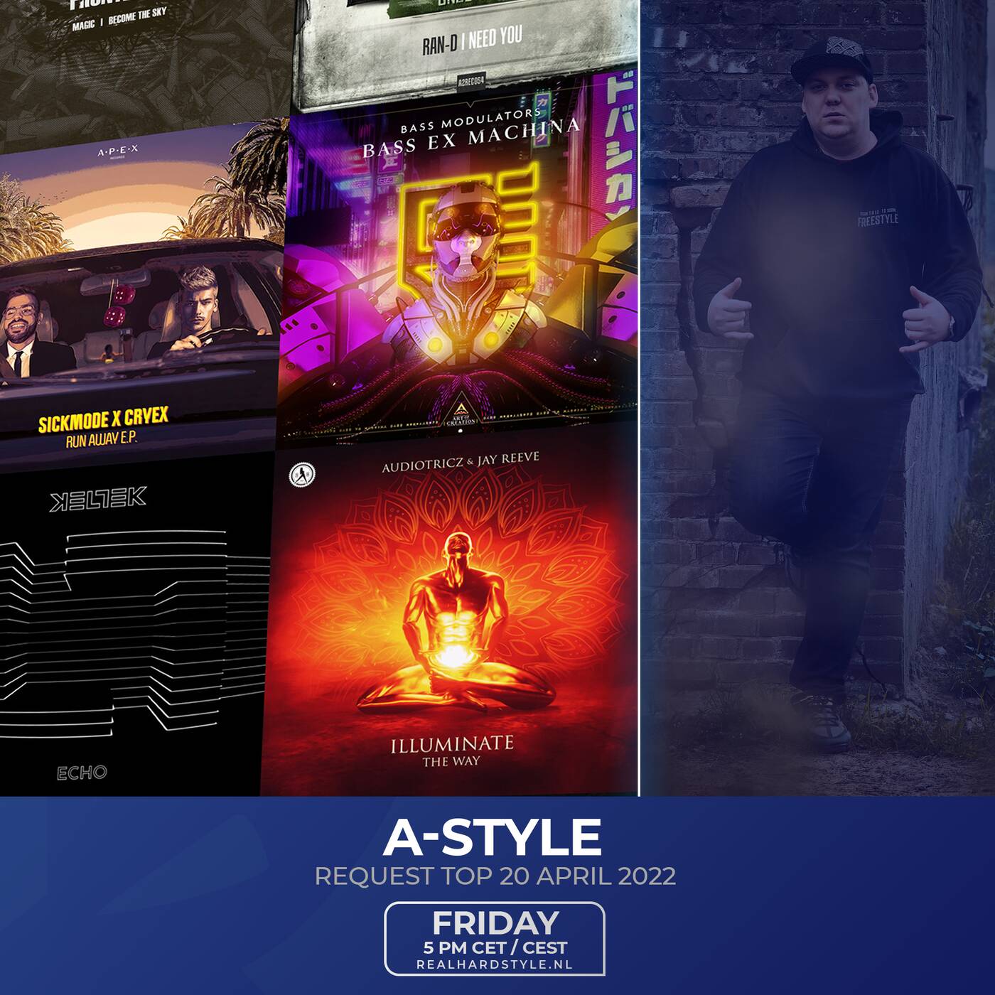 A-Style presents Real Hardstyle Request Top 20 April 2022 @ REALHARDSTYLE.NL 13.05.2022