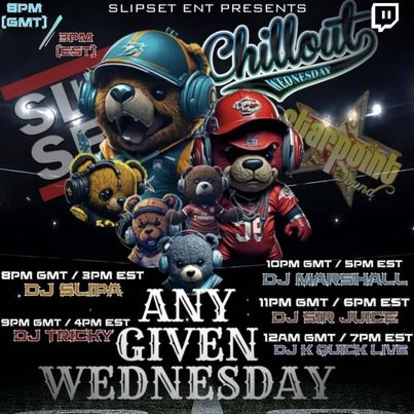 CHILLOUT WEDNESDAY RAID TRAINANY GIVEN WEDNESDAYHosted By Slipset Ent7 PMEST | @djkquicklive IN THE MIX (July 26, 2023) episode artwork