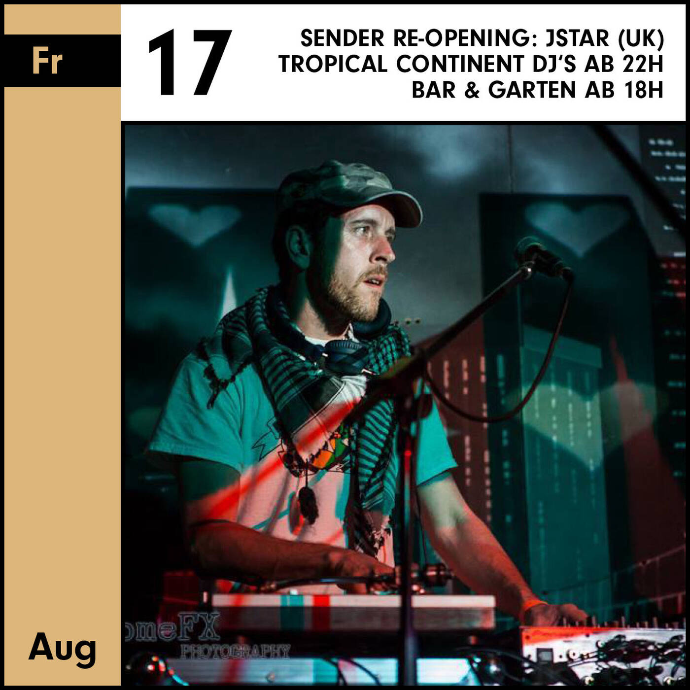 SENDER RE-OPENING MIT JSTAR & TROPICAL CONTINENT SOUNDSYSTEM (FULL NIGHT) episode artwork
