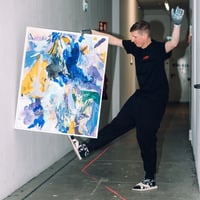 EOC - Abstraktes Graffiti, Leinwand, Print - ALEXANDER LIS - dbf.design - AtelierFrankfurt Exhibition - Frankfurt - [ GERMANY ] by Radio X Interviews