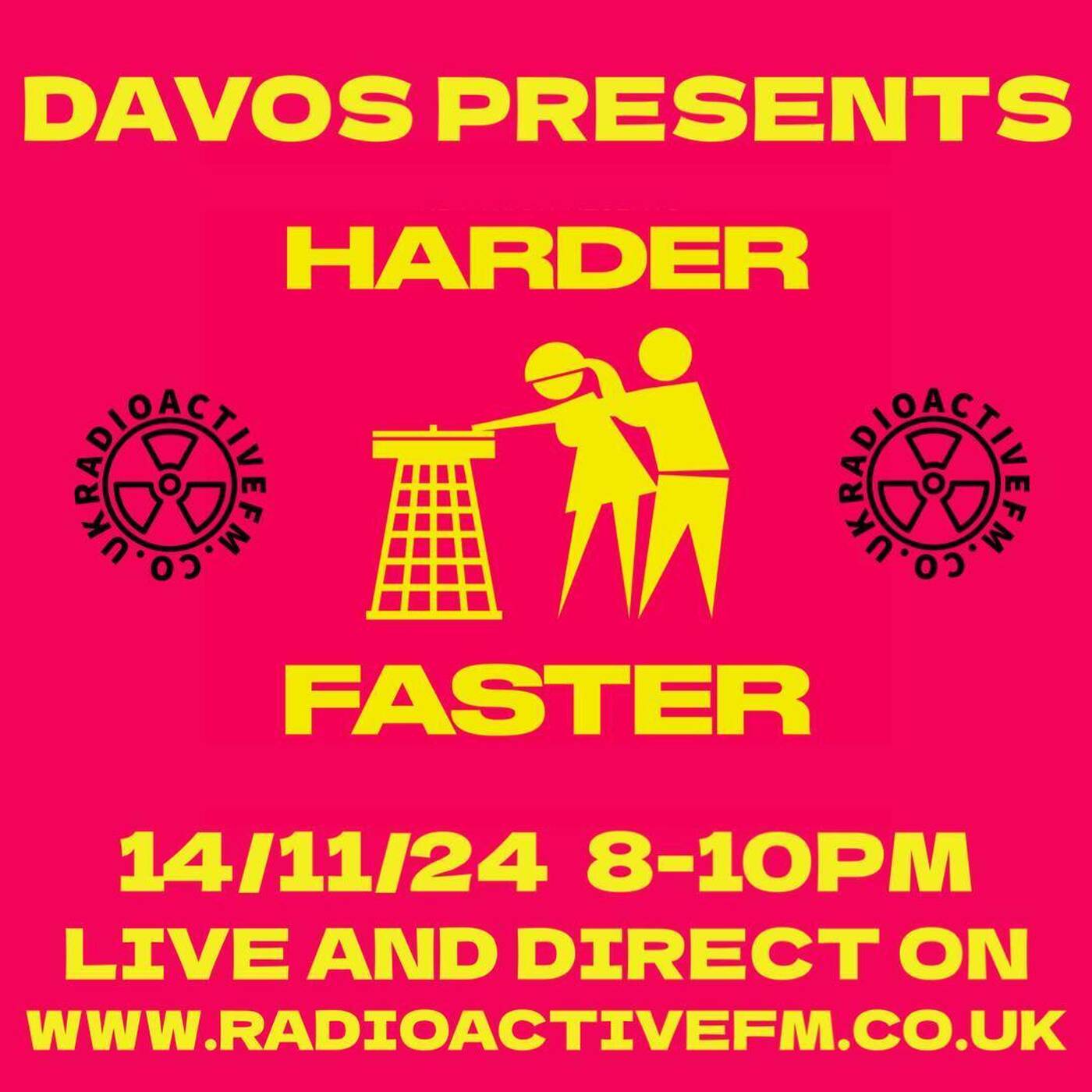 Harder Faster - Live on RadioActiveFM - 14/11/24 episode artwork