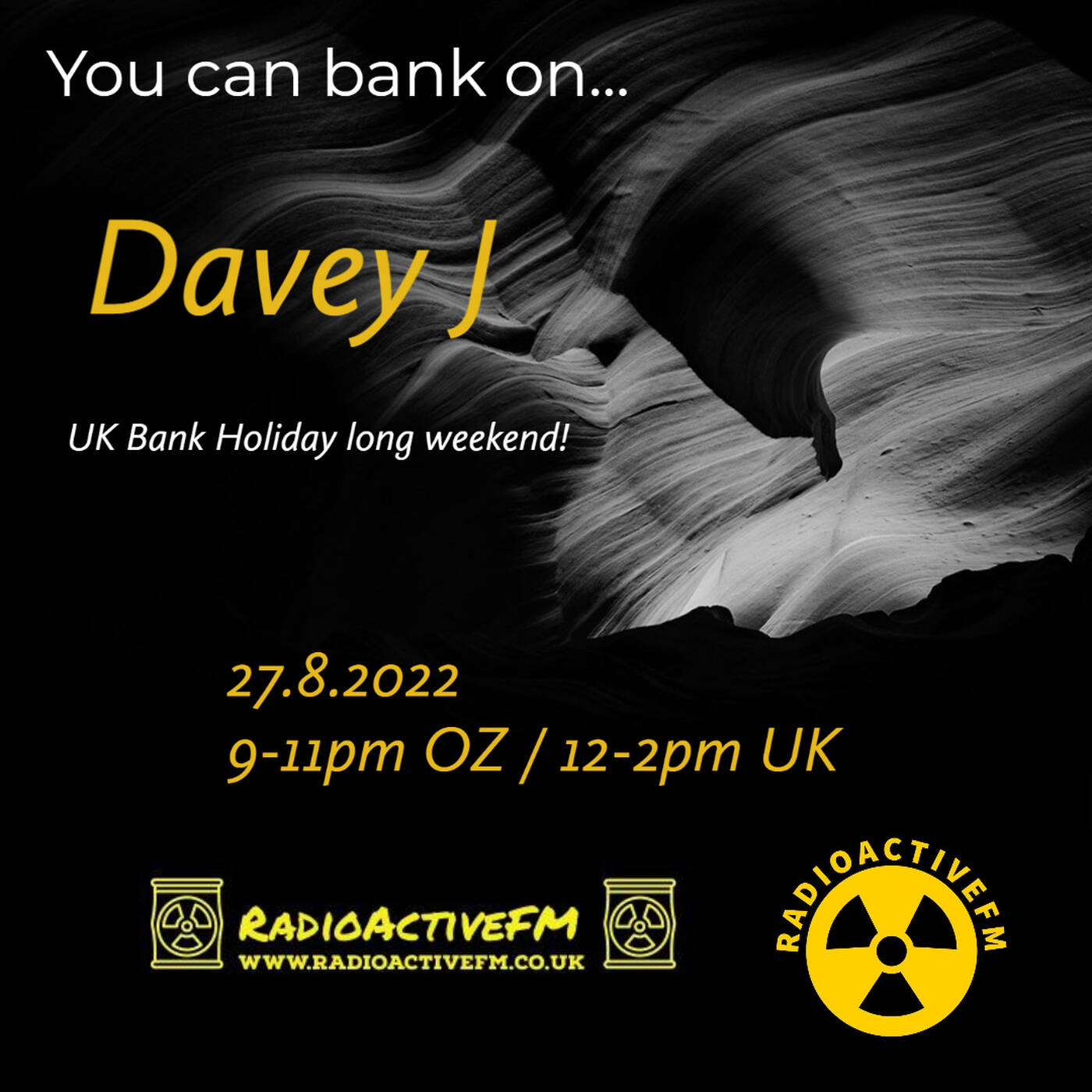 Davey J - You Can Bank On Me 27.8.2022 episode artwork