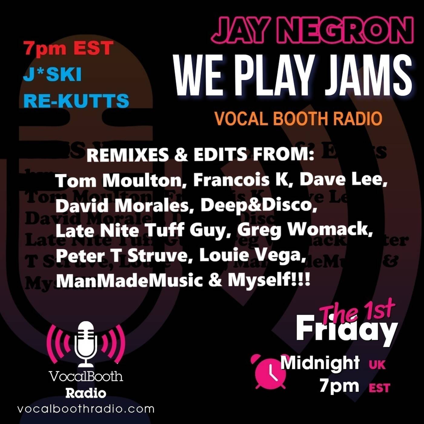 JAY NEGRON on VOCAL BOOTH RADIO - June 5, 2026 episode artwork