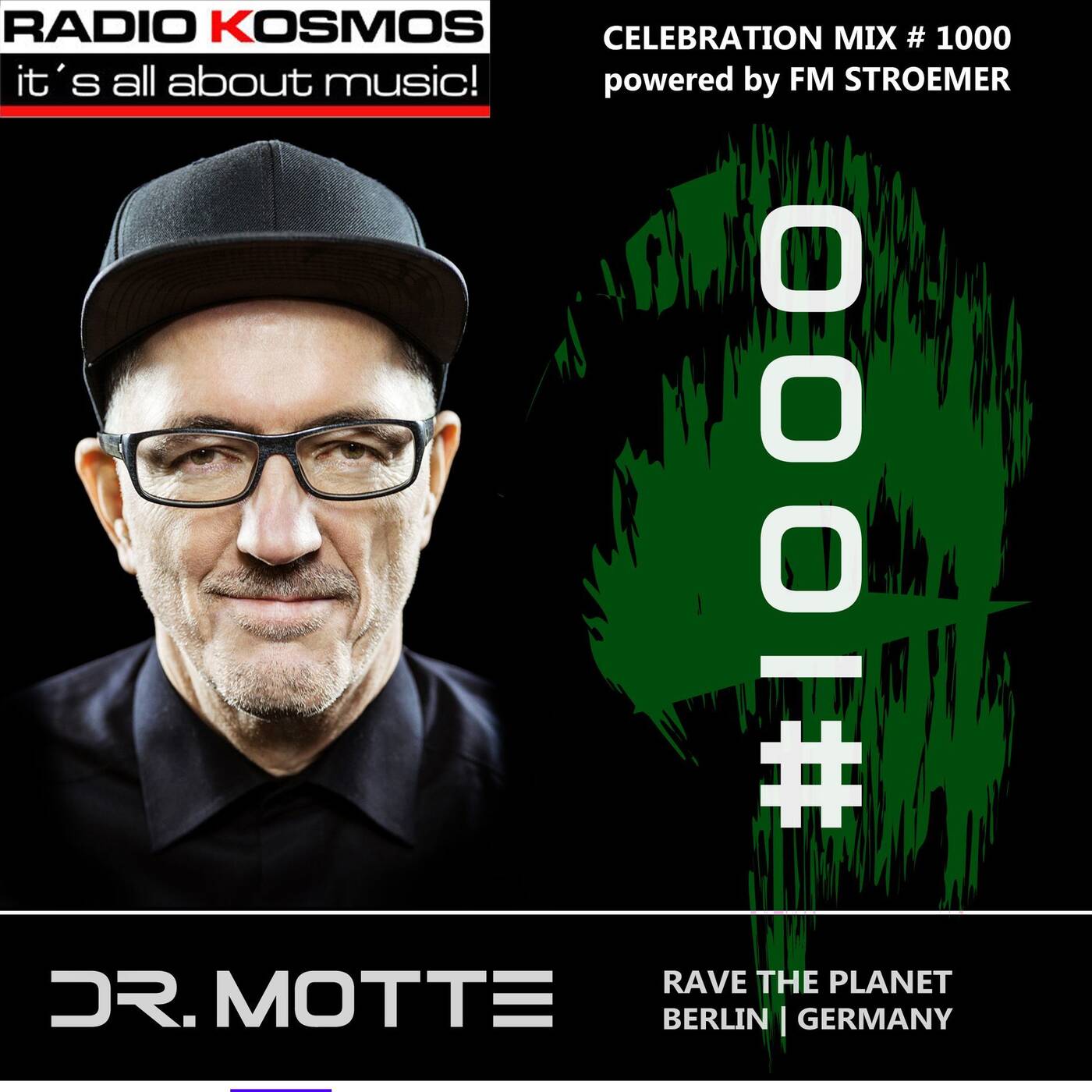 Dr. Motte For Radio Kosmos #1000 JAN 2022 episode artwork