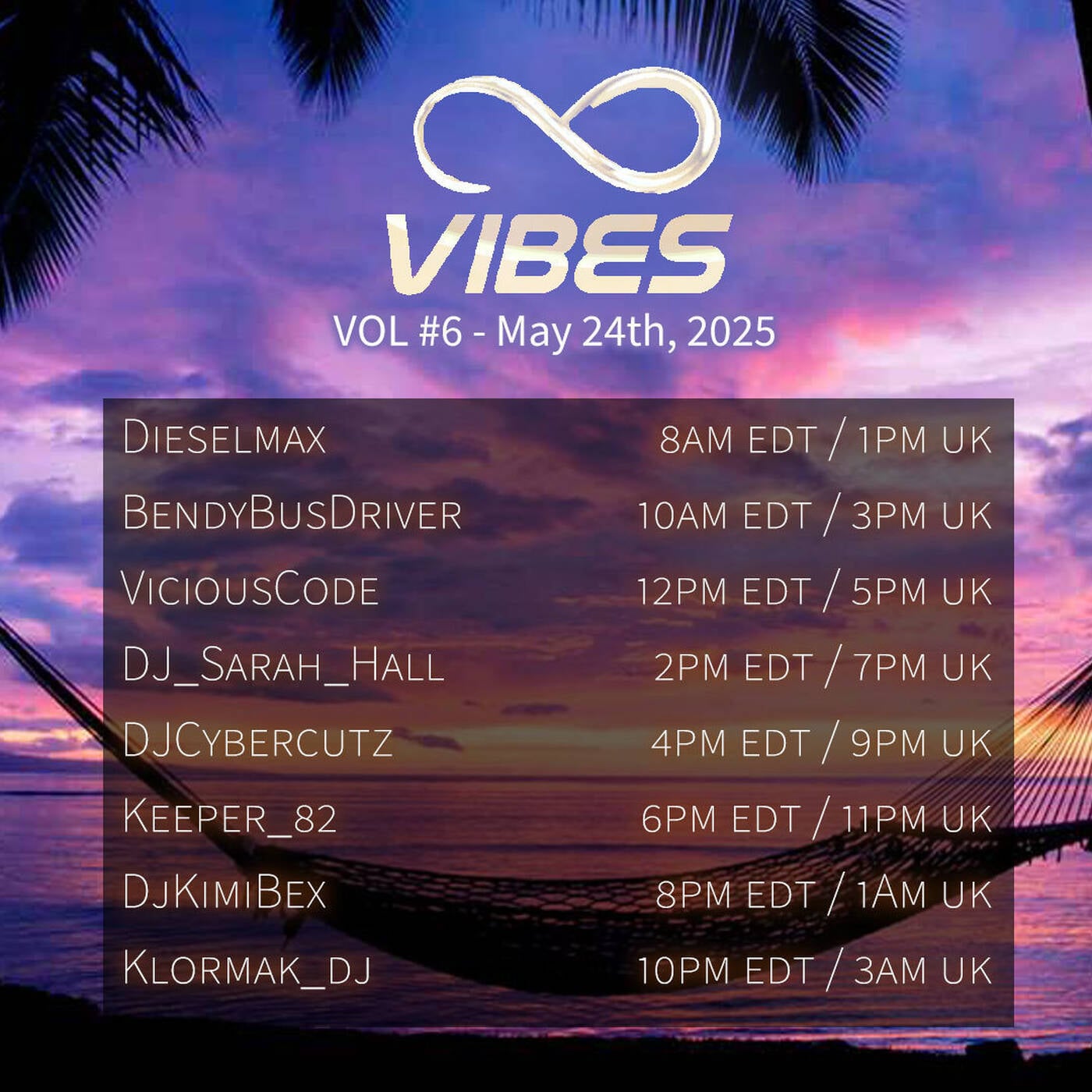 Infinity Vibes Vol 6 (May 24th 2025) episode artwork