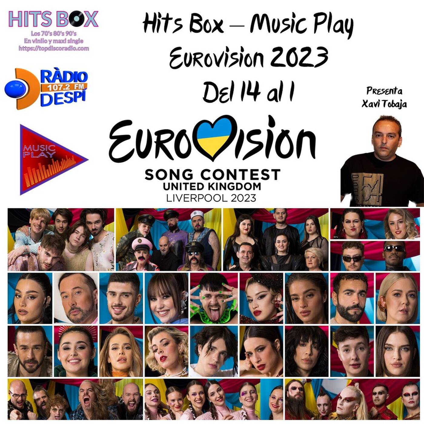 Hits Box - Music Play - Especial Eurovision 2023 del 14 al 1 con Xavi Tobaja episode artwork