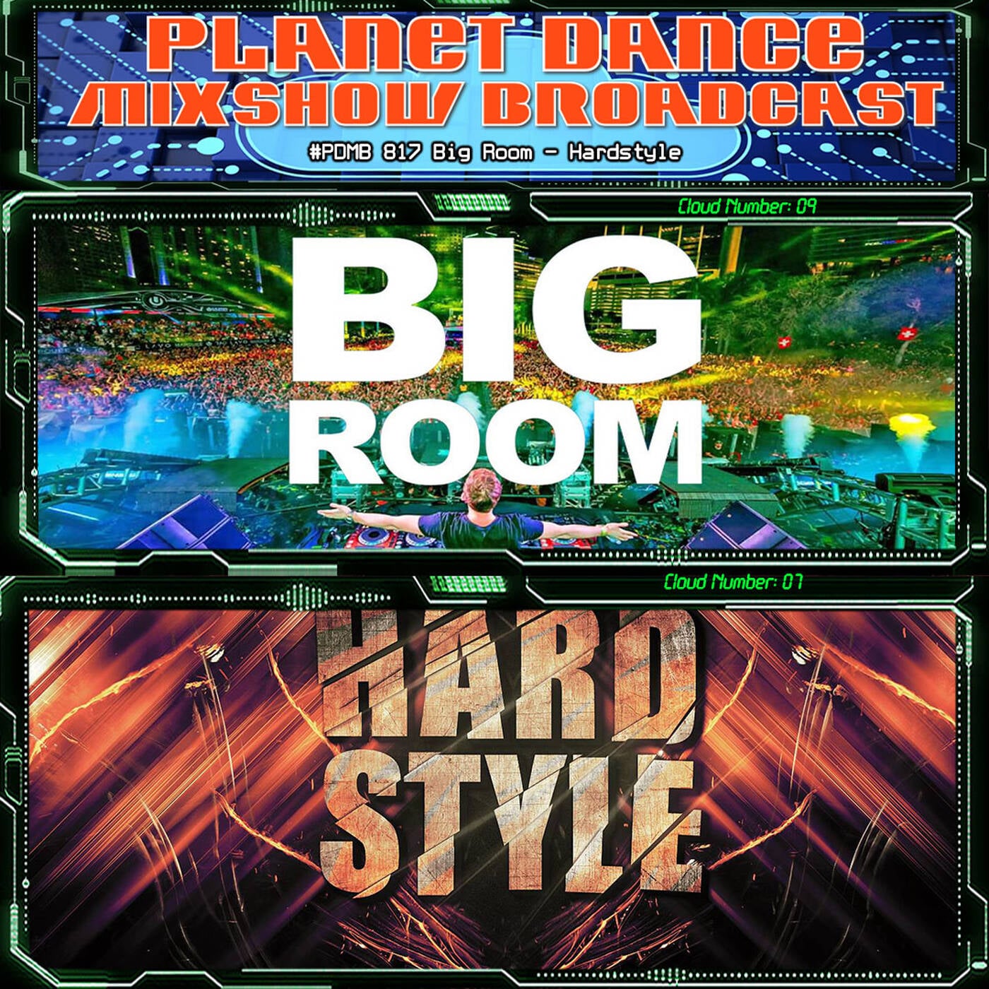 Play Planet Dance Mixshow Broadcast 817 Big Room - Hardstyle