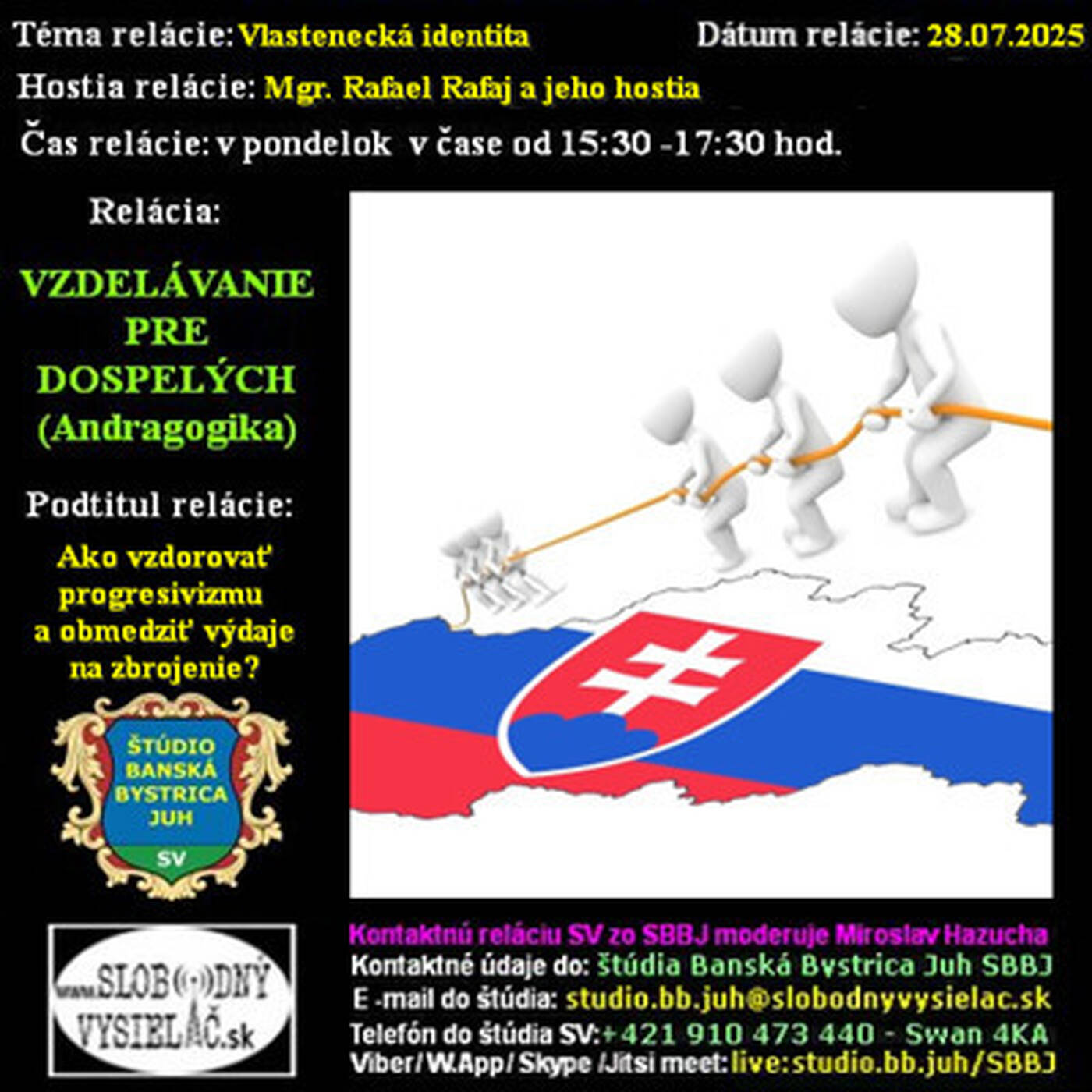 Vzdelávanie pre dospelých 464 - 2025-07-28 Ako vzdorovať progresivizmu a obmedziť výdaje na zbrojenie ? episode artwork