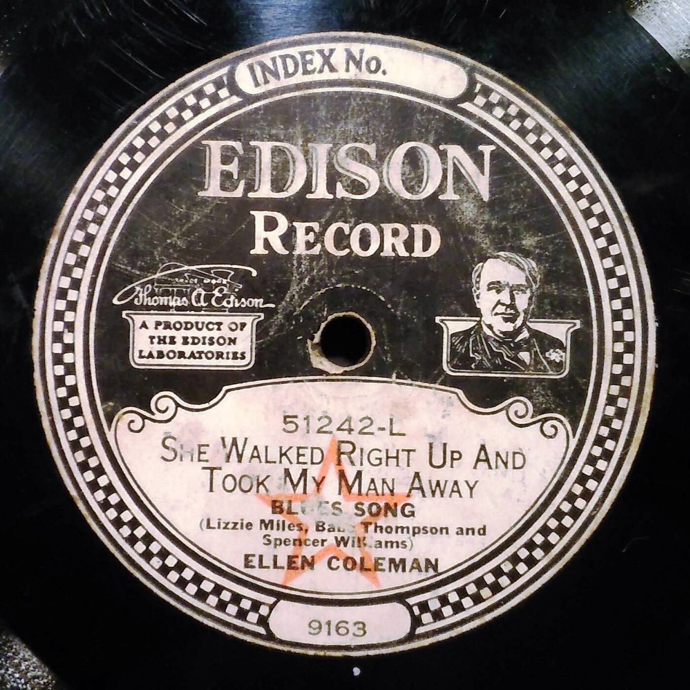 51242 L - Ellen Coleman - She Walked Up & Took My Man Away (Edison 51242 Left) episode artwork