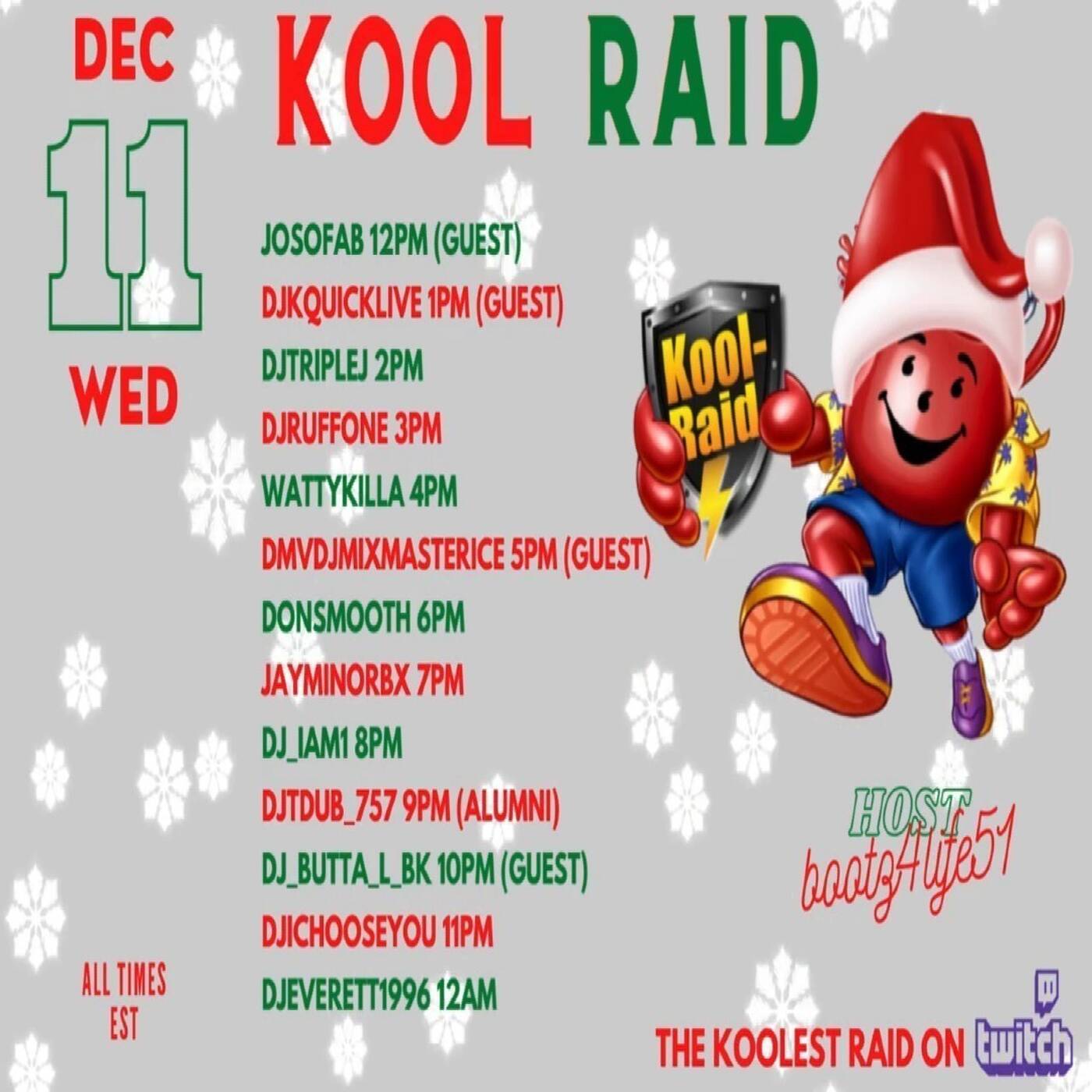 THEKOOLRAIDTRAINCHRISTAMSEDITION☃️Hosted By @BOOTZ4LIFE51 (DEC 11, 2024) episode artwork