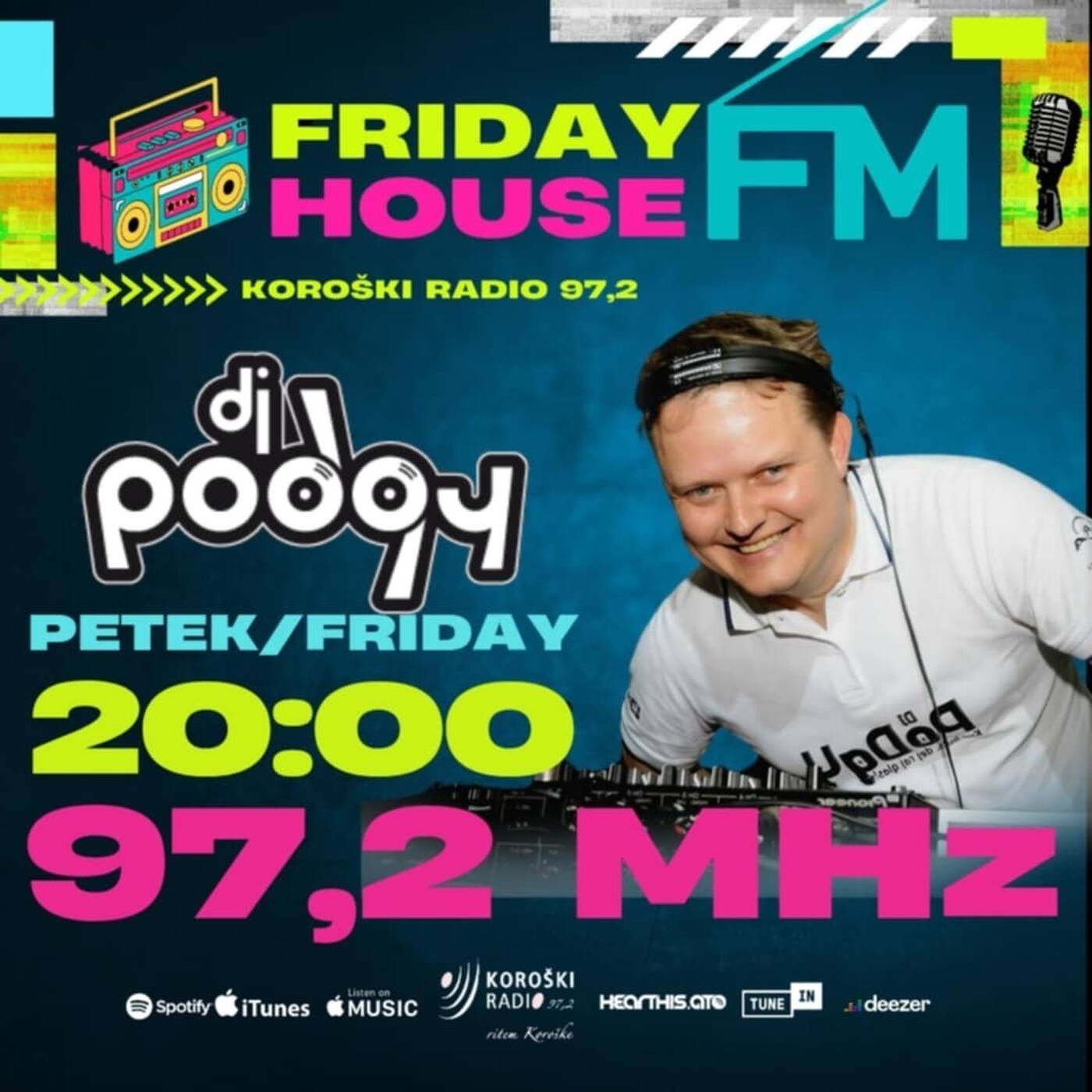 FRIDAY HOUSE FM 12/25 (28.3.2025) - exclusive interview (SLO) + mix: DJ PODGY
