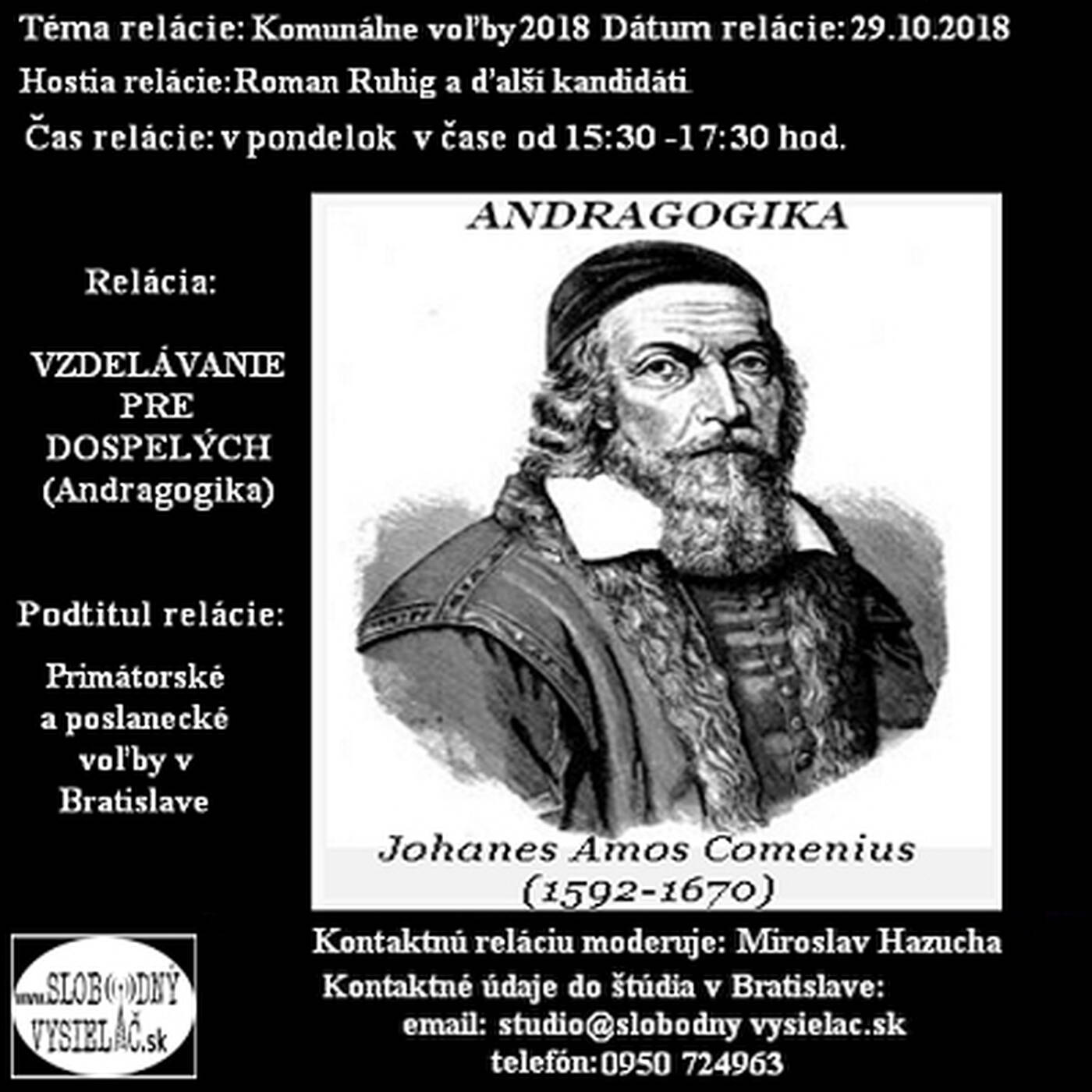 Vzdelávanie pre dospelých 120 - 2018-10-29 Komunálne voľby 2018… episode artwork