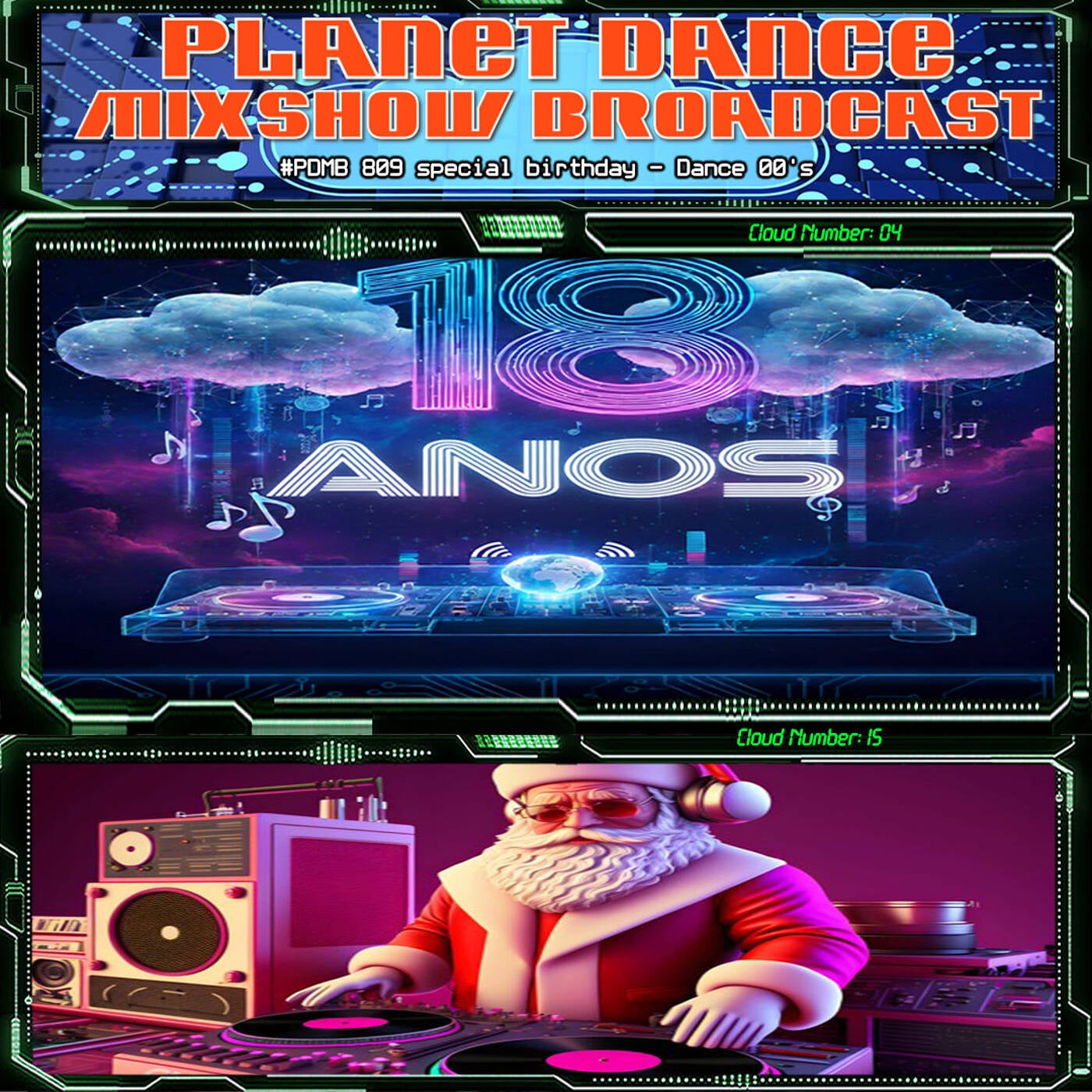 Planet Dance Mixshow Broadcast 809 special birthday - Dance 00's episode artwork