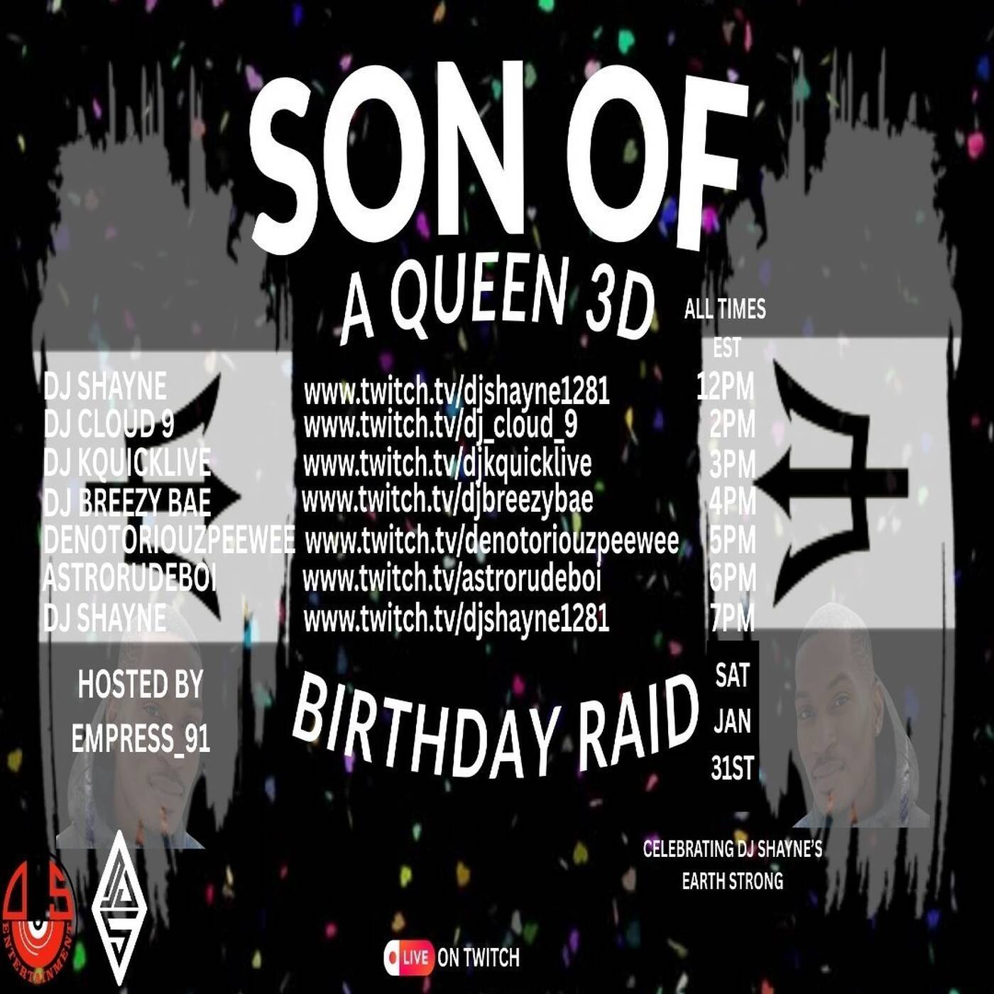 SON OF A QUEENBIRTHDAYRAIDTRAINHBD @djshayne1281 Hosted By @empress_91 3-4PMEST‼️(JAN 31, 2026) episode artwork