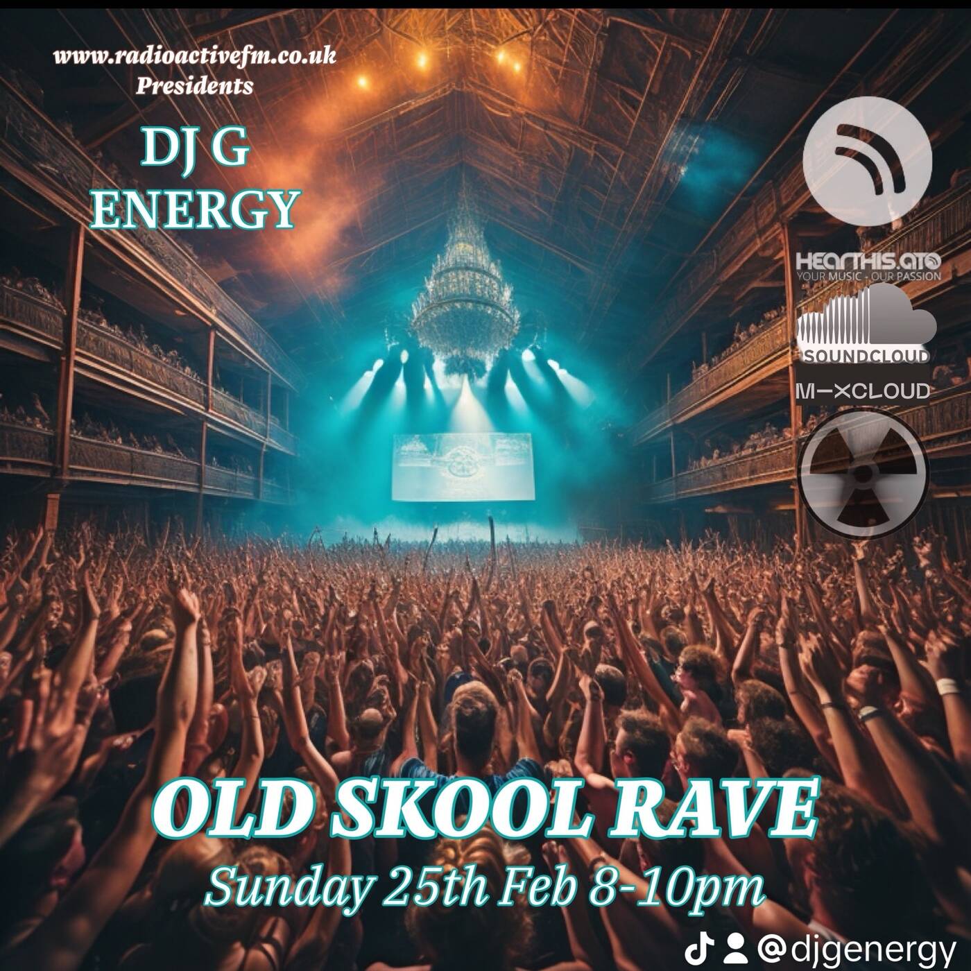DJ G Energy - Old Skool Mix on RadioActiveFm - 25th Feb