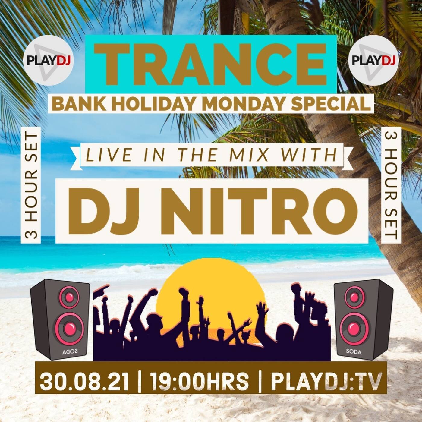 DJ NITRO - UPLIFTING TRANCE MIX - AUGUST BANK HOLIDAY MONDAY '21 episode artwork