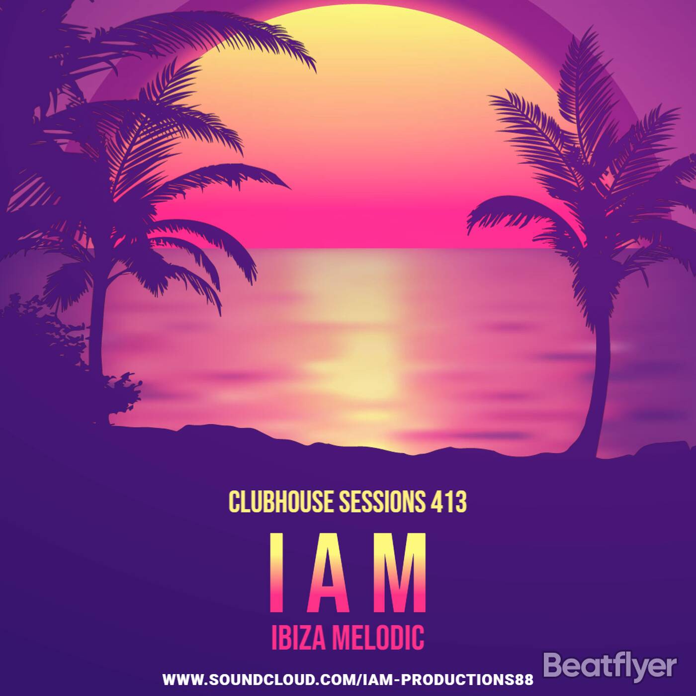 CLUBHOUSE SESSIONS 413 I B I Z A  M E L O D I C — Techno Music  cover