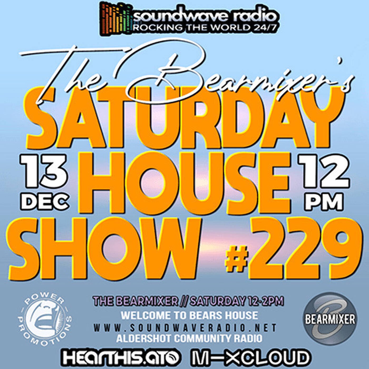 Soundwave Radio Saturday House Show #229 - 13th December 2025 episode artwork
