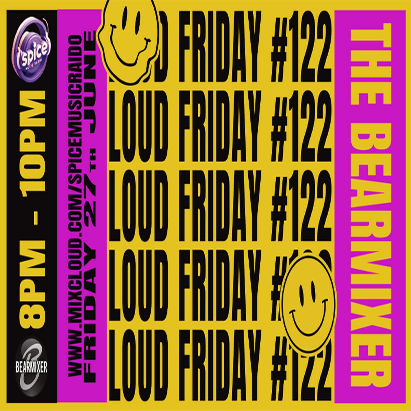 Live On Air Spice Music Radio "Loud Friday #122" 27th June 2025 episode artwork