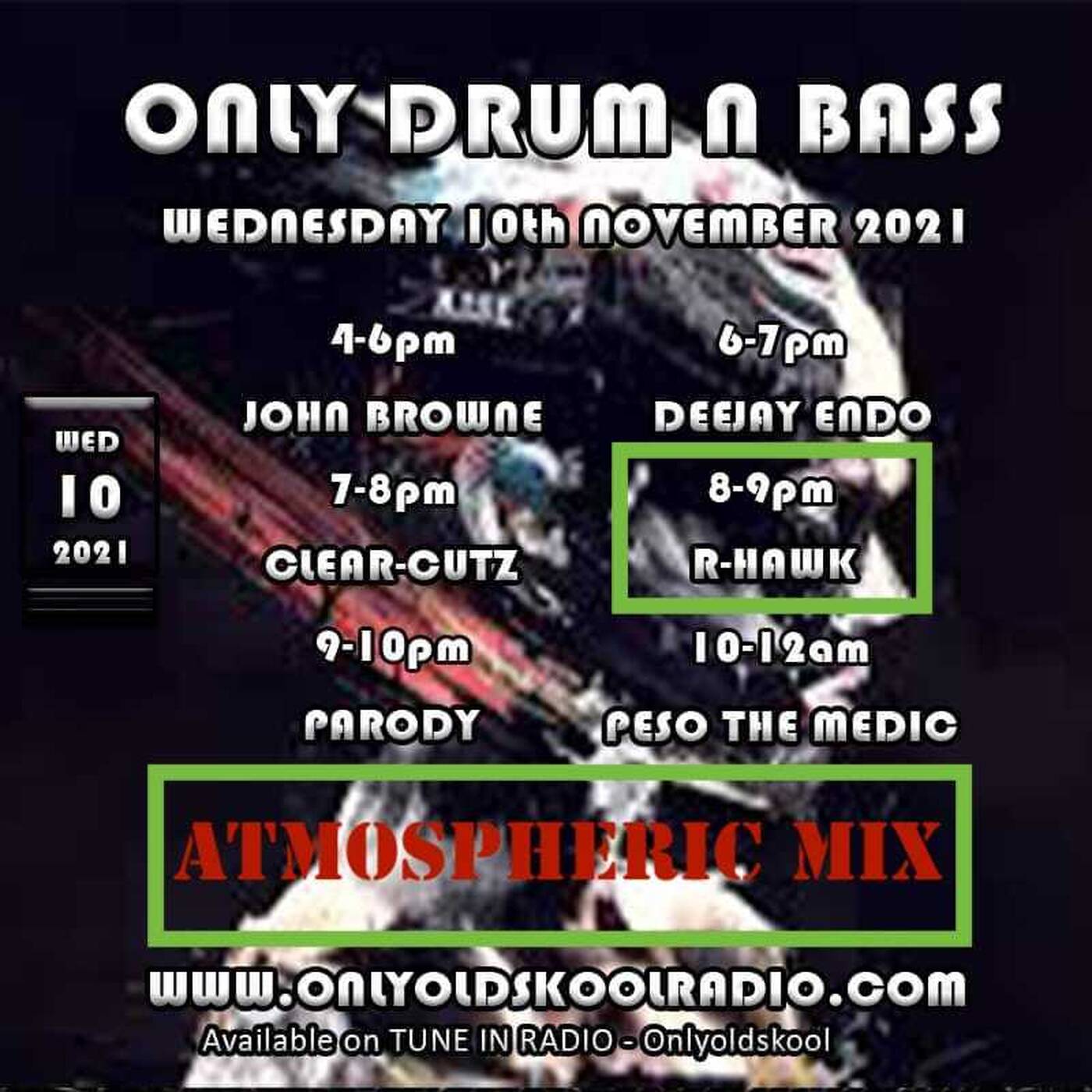 Atmospheric D&B Mix - R Hawk - 10th November 2021 episode artwork