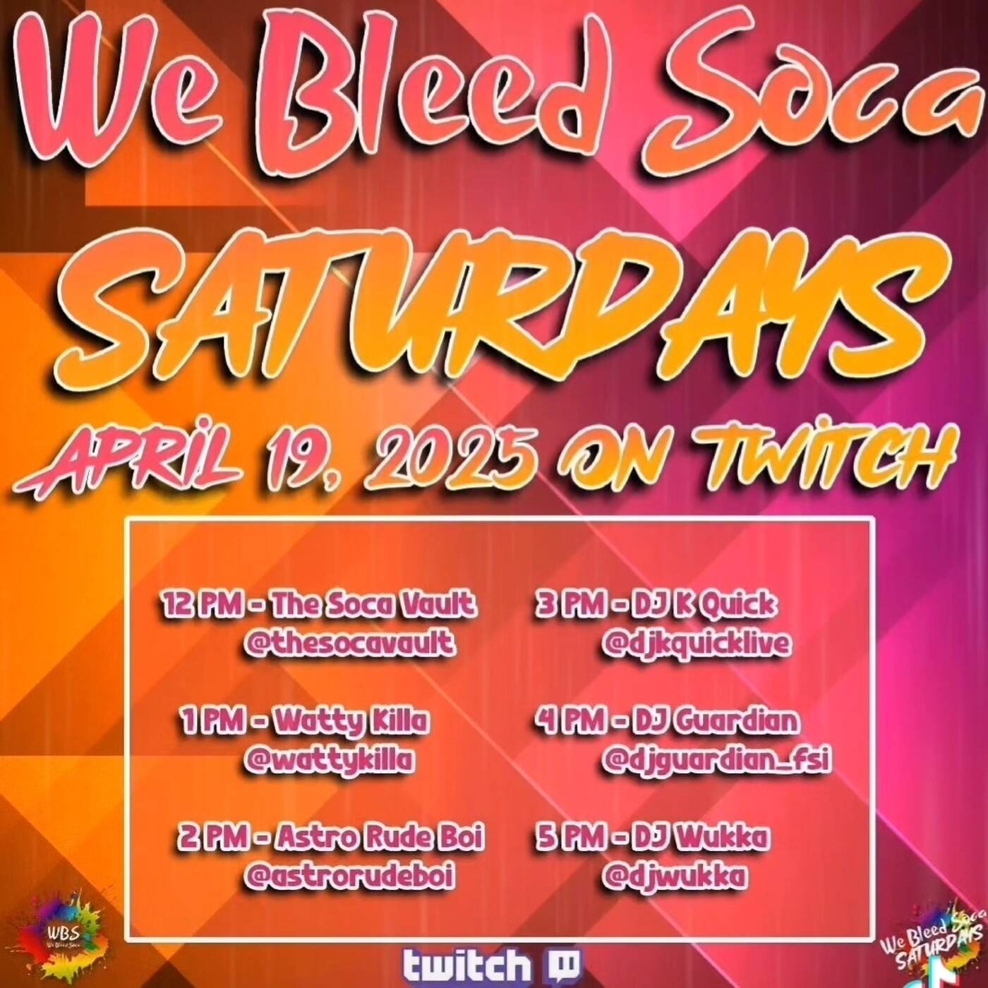 WEBLEEDSOCASATURDAYSRAIDTRAIN Hosted By @thesocavault 3-4PMEST‼️(APR 19, 2025) episode artwork