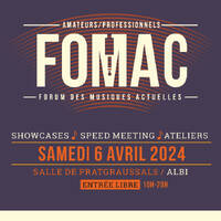 FOMAC 2024 - Rencontres d&eacute;partementales musiques Actuelles 