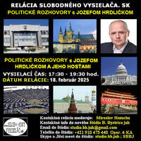 Politické rozhovory 229 - 2025-02-18 PhDr. Ing. Jozef Hrdlička PhD. by Slobodný Vysielač