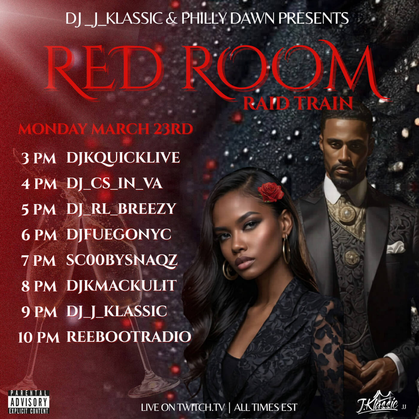 RED ROOMRAIDTRAINPresented By @dj_j_klassic & @PhillyDawn 3-4PMEST‼️(MAR 23, 2026) episode artwork