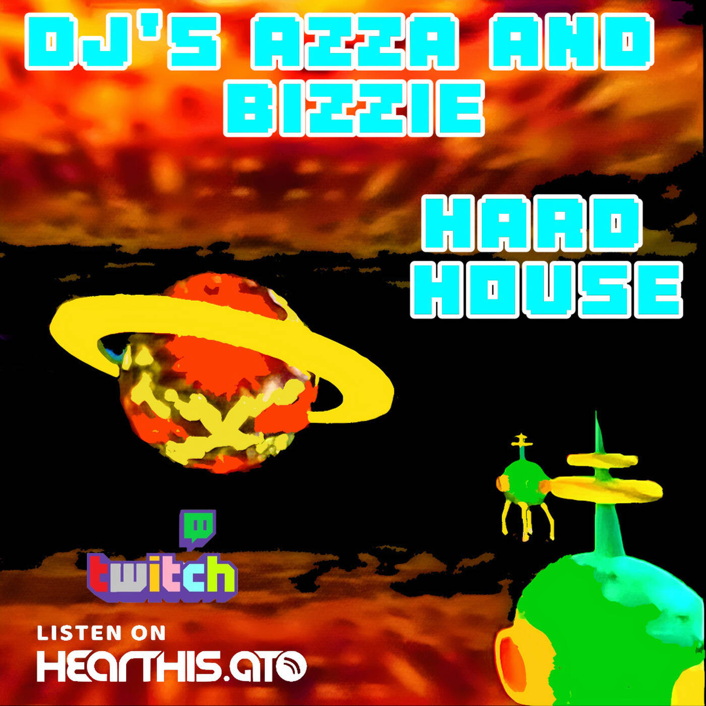 Azza and Bizzie TDJ's Hard House 10th Jan 2026 episode artwork