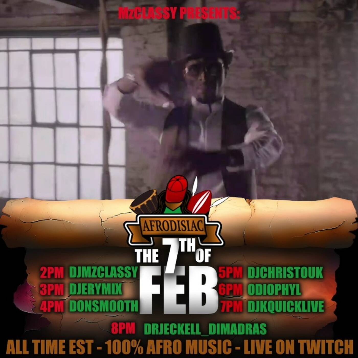 AFRODISIACRAIDTRAINHosted By @thasweetestmelanin 7-8PMEST‼️ | @djkquicklive IN THE MIX (FEB 7, 2024) episode artwork