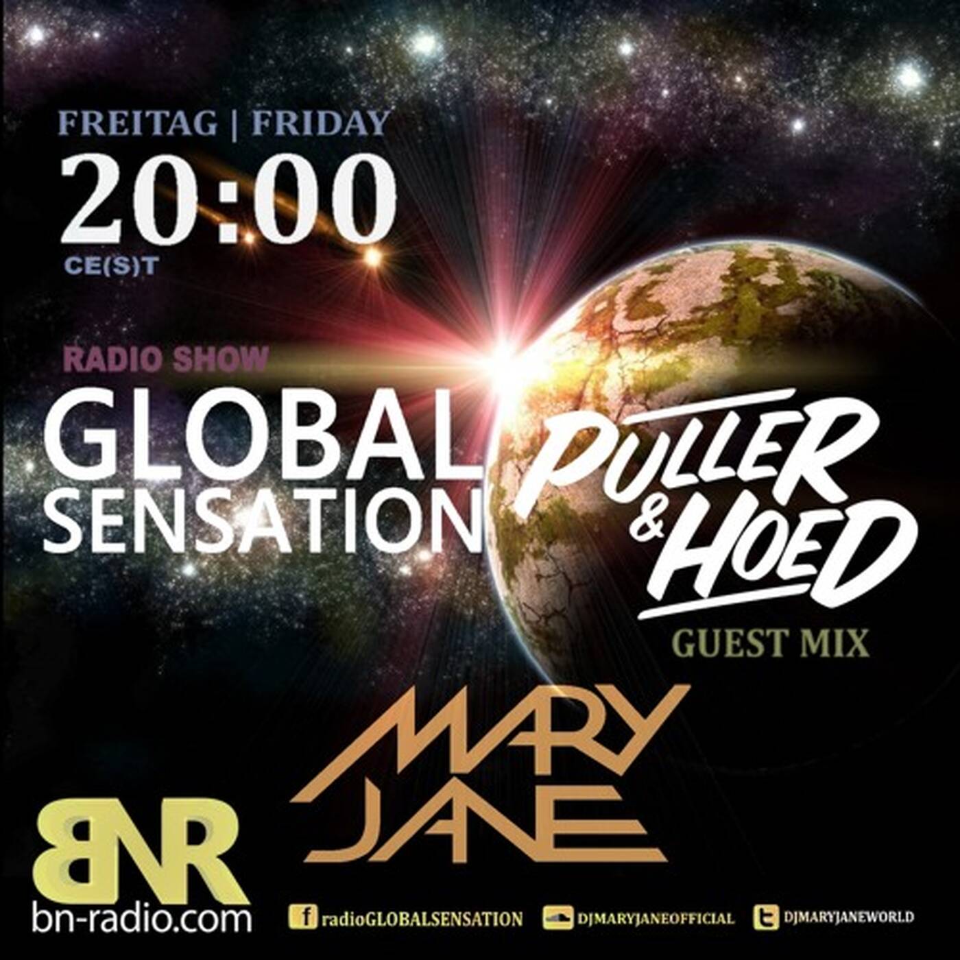 GLOBAL SENSATION # 041 (+guest PULLER&HOED) 27.03.2015 episode artwork