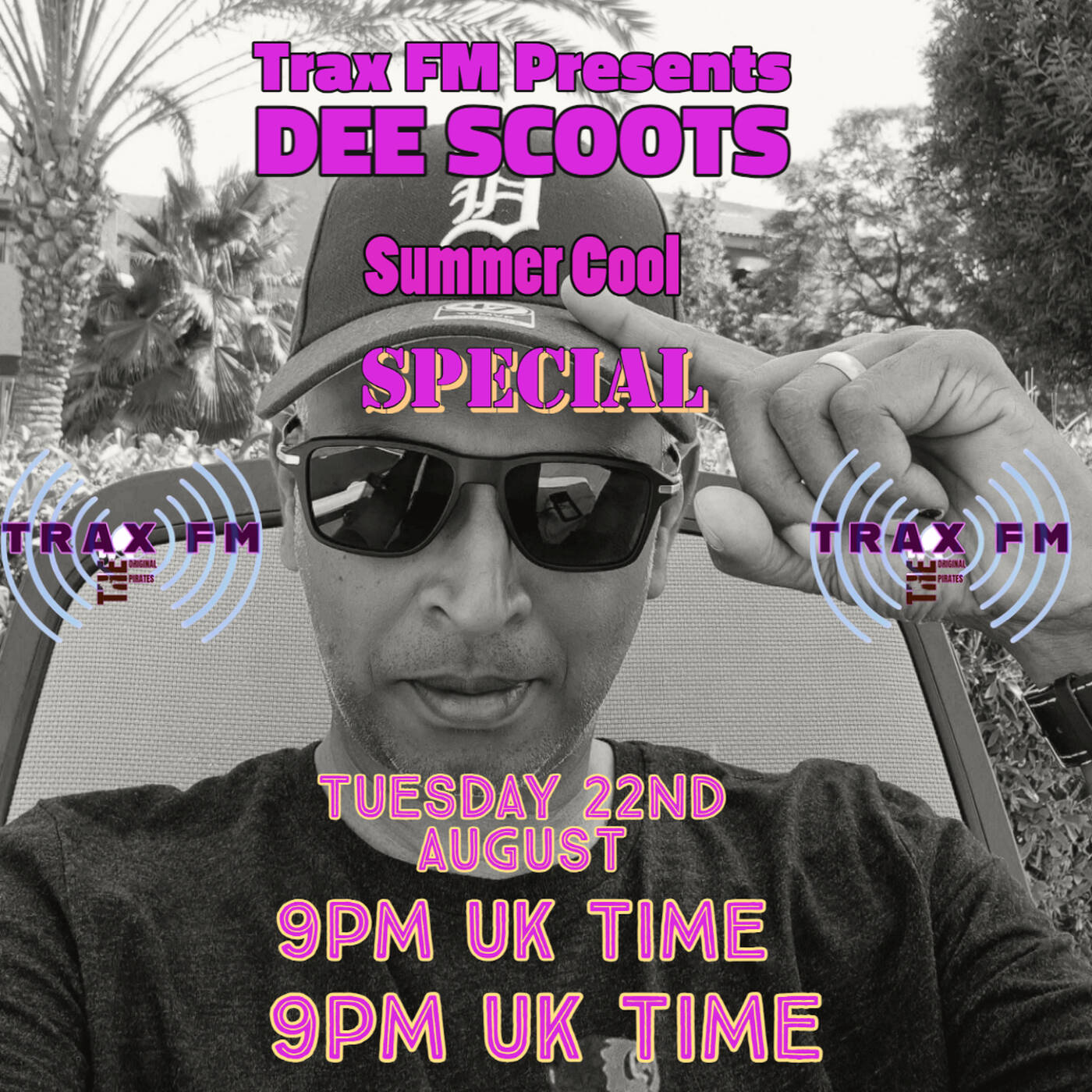 Dee Scoots & The Summer Cool Sessions Replay On www.traxfm.org - 22nd August 2023 episode artwork
