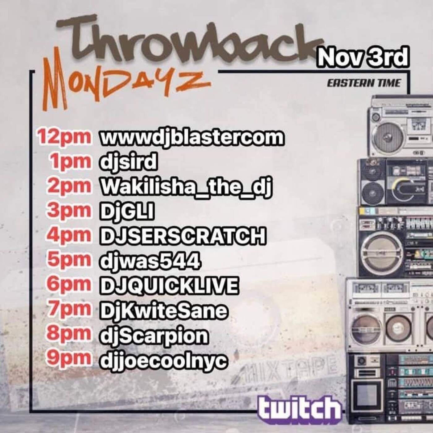 THROWBACKMONDAYZRAIDTRAIN Hosted By @djsird1 6-7PMEST‼️(NOV 3, 2025) episode artwork