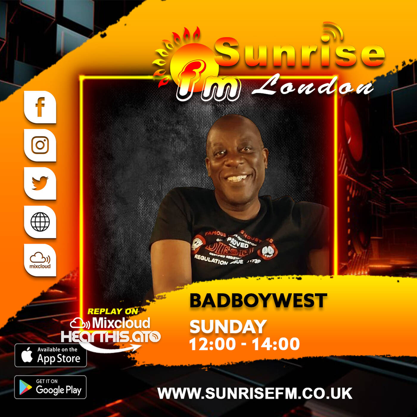 BadBoyWest - Sun 12th Oct 2025 episode artwork