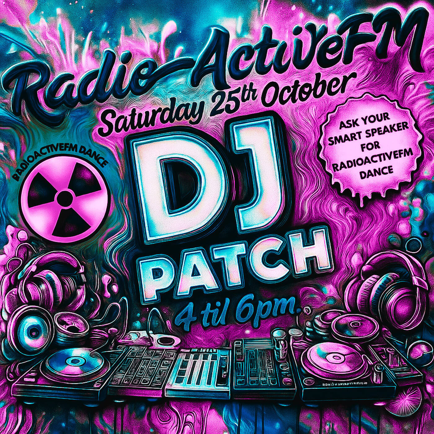 DjPatch - RadioActiveFM - 25th October 2025 episode artwork