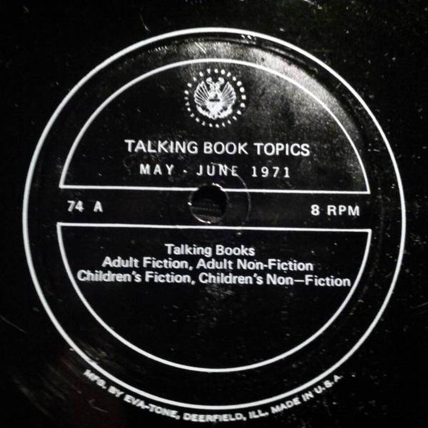 DISC 74 - TALKING BOOK 4 The Blind - MAY Thur JUNE 1971 (Disc 74 - Side 1 Side 2) episode artwork