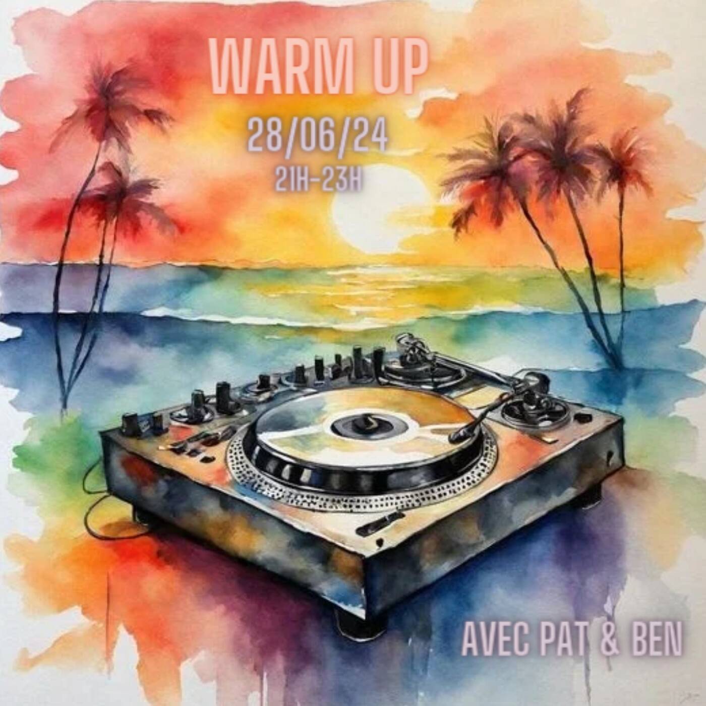 Warm Up (28/06/24) - Funk/Boogie/House/Reggae/Sunshine