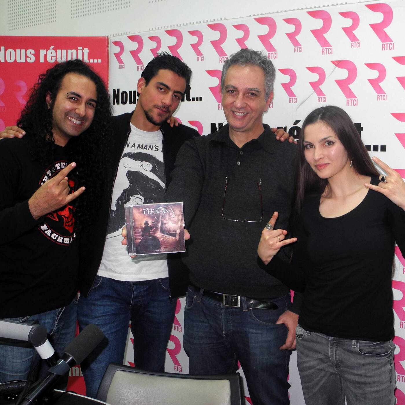 ZanZanA, l'émission METAL de RTCI - interview de Persona - 11/02/2016