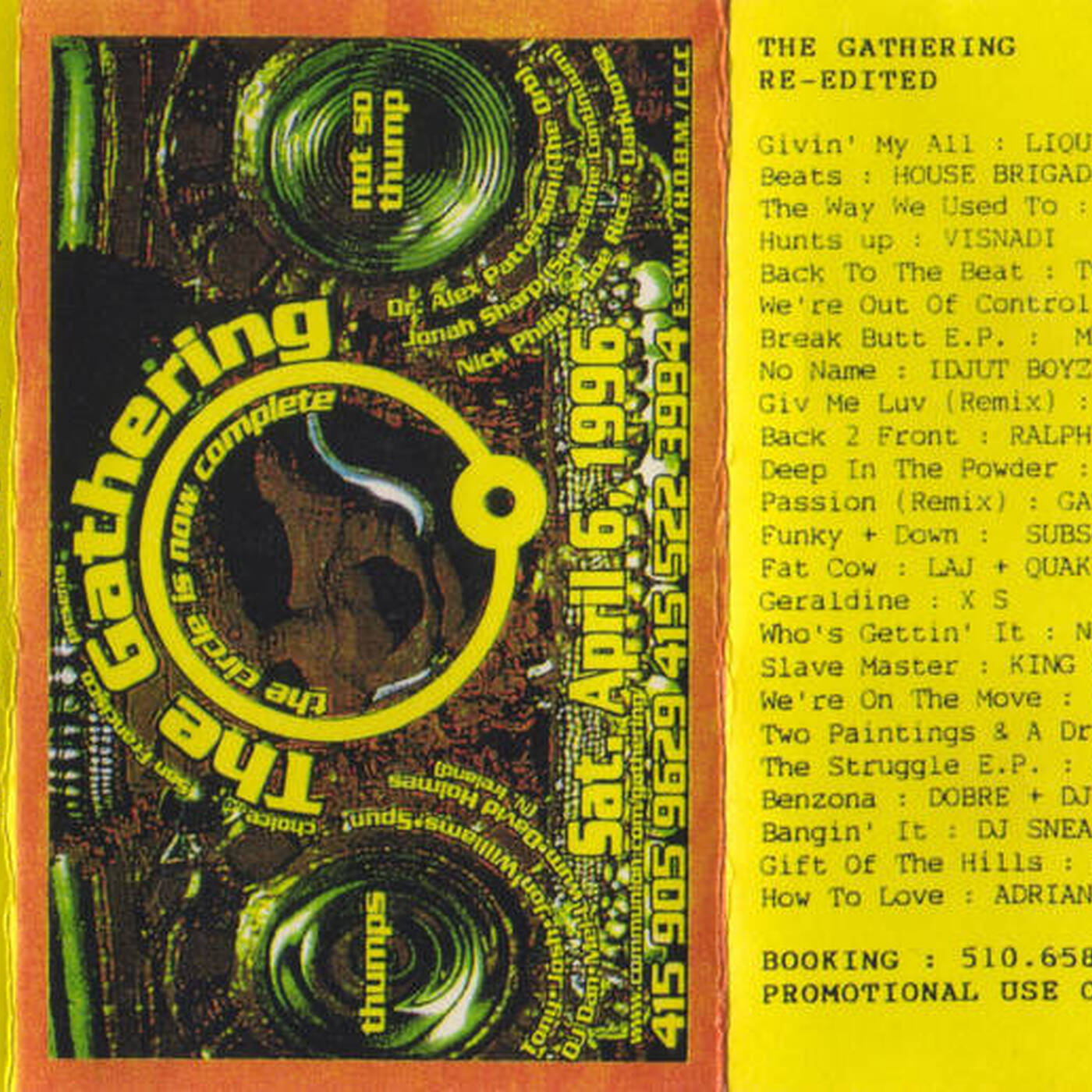 DJ Tony - Live At The Gathering - Saturday, April 6, 1996 (Jim Hopkins Remaster) episode artwork