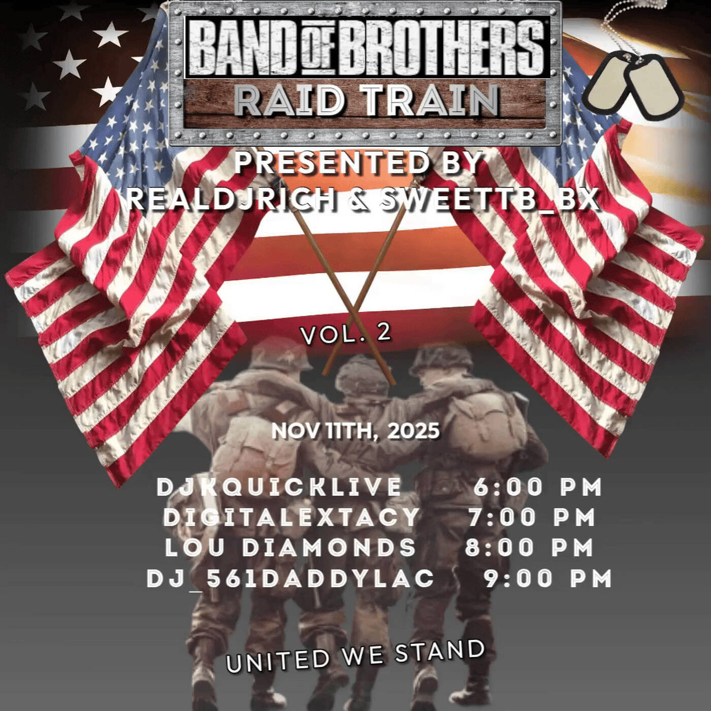 BAND‍♂️OFBROTHERSRAIDTRAIN(THANK YOU FOR YOUR SERVICE) Presented By @sweettb_bx6-7PMEST‼️ episode artwork