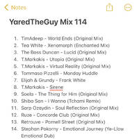 YaredTheGuy Mix 114 by Yaredtheguy