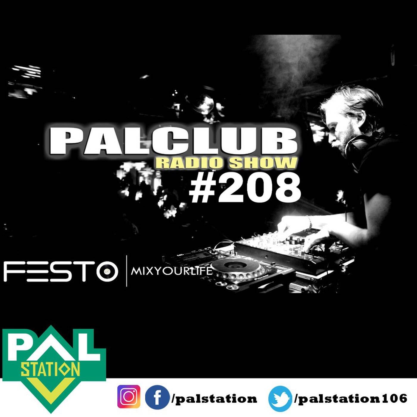 DJFESTO PALCLUB 2018 RADIOSHOW #208 - 09 KASIM Part2 episode artwork
