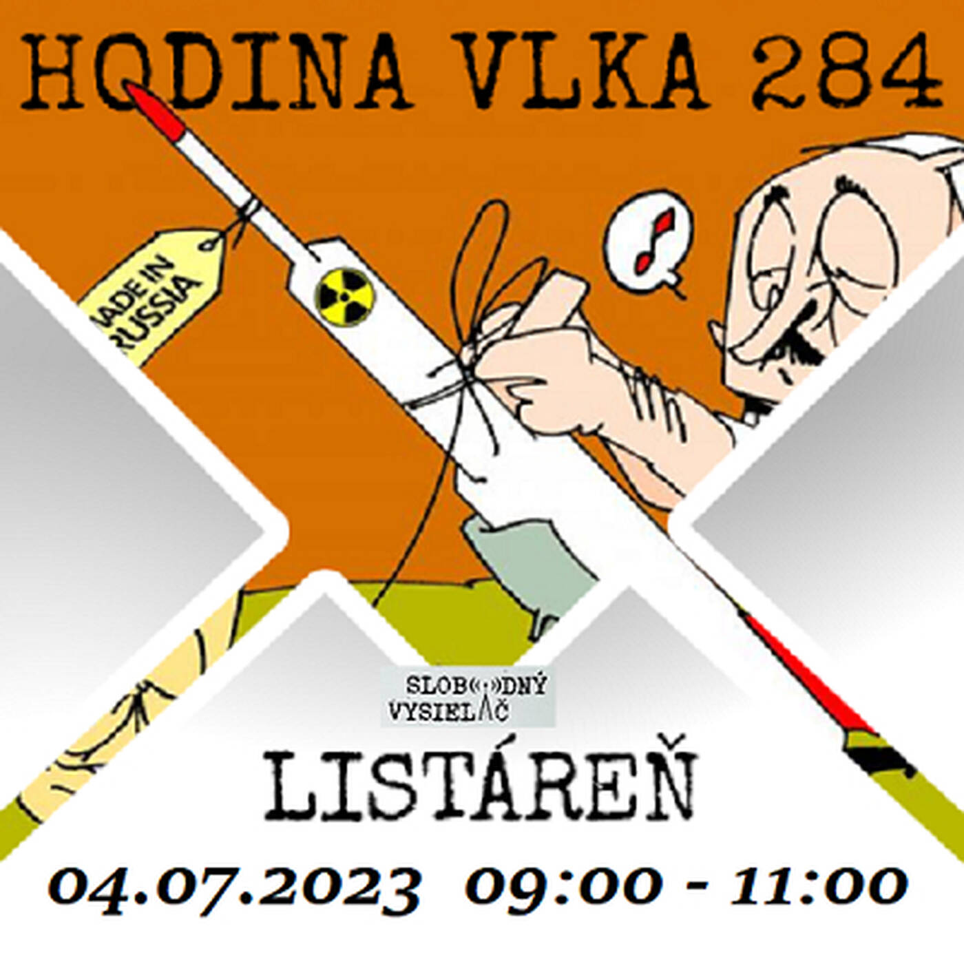 Hodina vlka 284 - 2023-07-04 listáreň episode artwork
