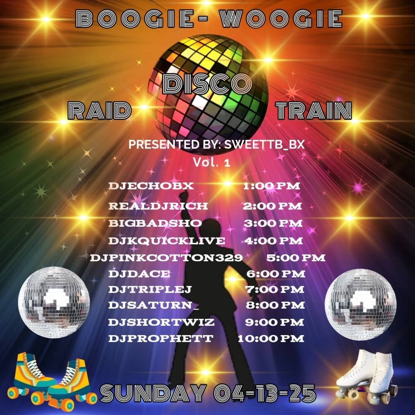 BOOGIEWOOGIEDISCORAIDTRAINVOL.1 Presented By @sweettb_bx 4-5PMEST‼️(APR 13, 2025) episode artwork