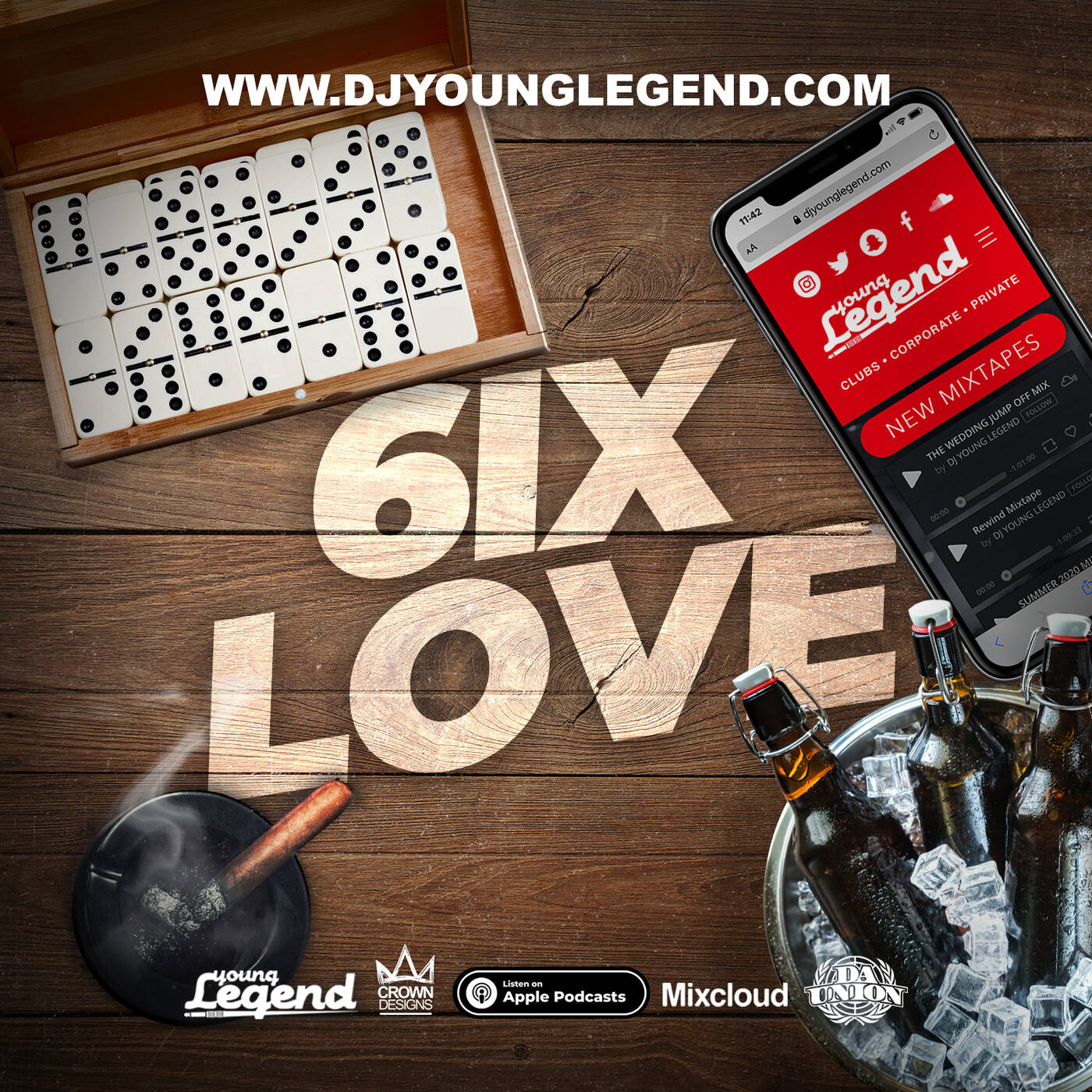 6IX LOVE (CULTURE REGGAE) - CLEAN — DJ YOUNG LEGEND  cover
