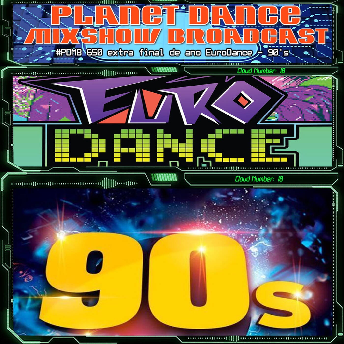Planet Dance Mixshow Broadcast 650 extra final de ano EuroDance - 90's episode artwork