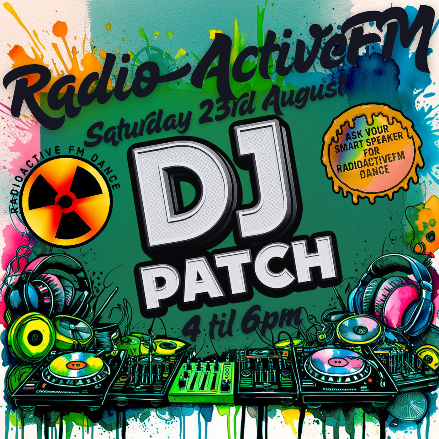 DjPatch-RadioactiveFM - 23rd August 2025 - episode artwork