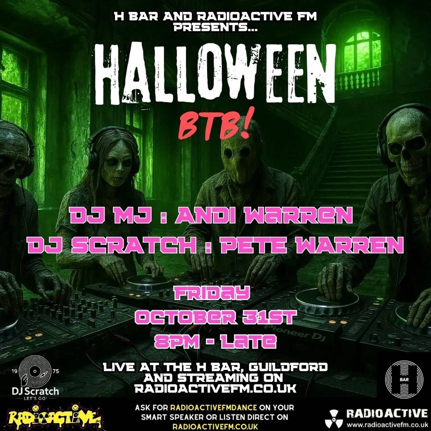 DJ MJ & AndiWarren B2B Halloween Special 31.10.25 ( H Bar session ) episode artwork