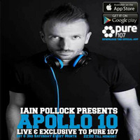 Iain Pollock - Apollo 10 Live On Pure 107 20.08.2016 by Pure107